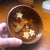黃花鯉魚樹脂畫木碗擺件