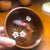 白花鯉魚樹脂畫木碗擺件