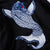 藍鋰魚刺繡衛衣